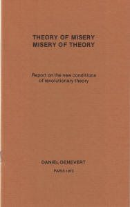 Theory of Misery