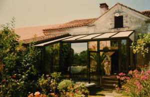 Françou at the family home