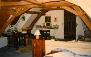The attic bedroom