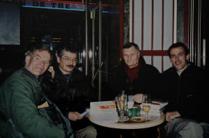 With Francois, Alain, and Vincent
