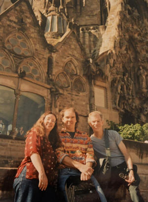 With Wolf and Tilla at Sagrada Familia
