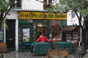 Shakespeare and Co. bookstore in Paris