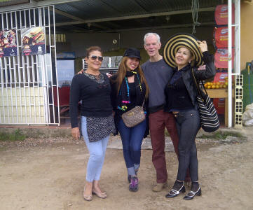 With Christian, Belen, Ileana, and Marta